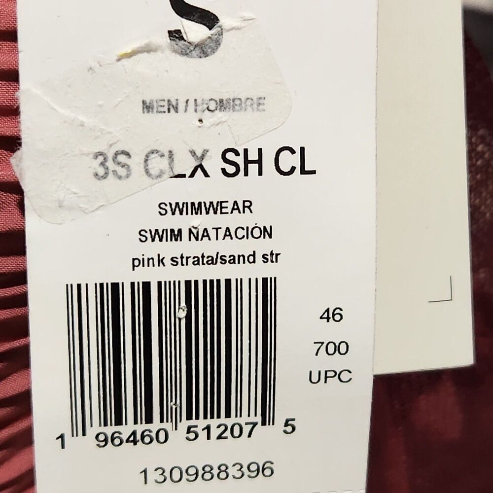 Adidas Swim Shorts Size Small Dust Pink Color Elastic Waist With Pockets - Picture 11 of 16